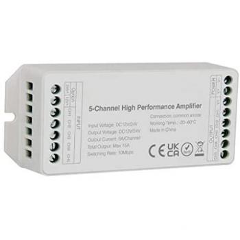 Amplificador 5 Canales RGB para Tira de LED 12V - 24V Alta Calidad V-Tac
