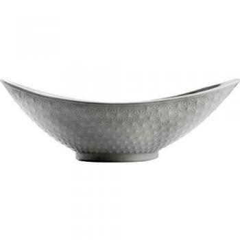 Quid FTE Oval 28,2X15,5X9CM Risotto Gastro QD Fuentes de Cocina, Blanco, Único