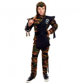 Disfraz de Ninja Comando Camuflaje para niño