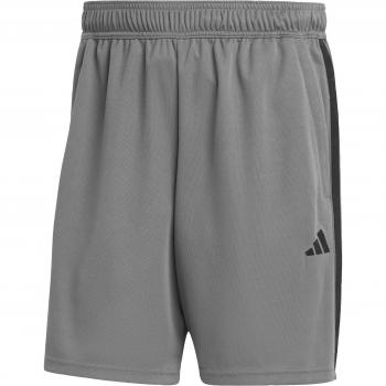 Adidas Train Essentials Piqué 3 Stripes Shorts Gris 2XL / Regular Hombre - Pantalón corto multideporte con tecnología AEROREADY, color gris, talla 2XL, diseño de tres rayas
