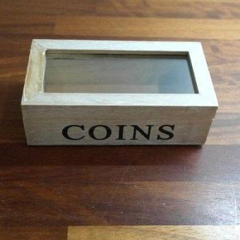 Gisela Graham Natural 'Coins' Storage Box