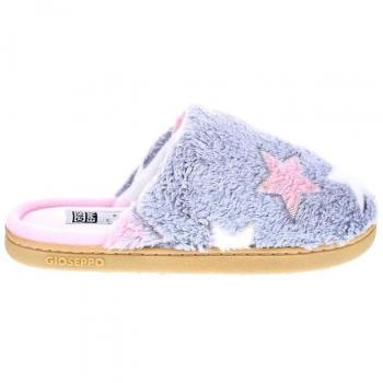 Gioseppo Dieppe Zapatillas de Estar por Casa para Niña, Destalonadas, Estampado de Estrellas, Color Gris