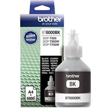 Brother BT6000BK Black Ink Cartridge - Original, 6000 Pages for DCP-T300/T500W/T700W