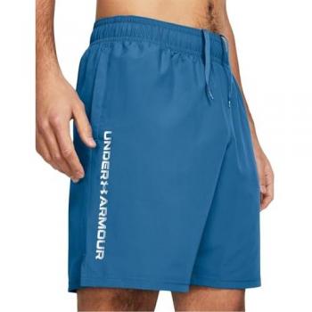 Pantalones Cortos Woven Wordmark Under Armour para Hombre, color azul, talla L (Regular)