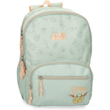 Mochila escolar Grogu doble compartimento