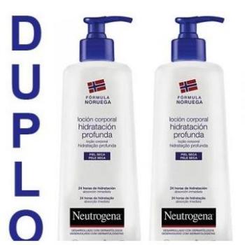 NEUTROGENA Loción Corporal Hidratación Profunda para Piel Seca, Duplo 2 x 750 ml