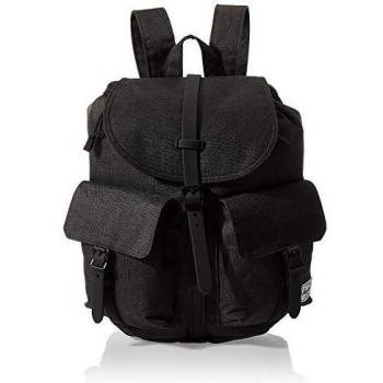HERSCHEL 02090 Black Crosshatch Borsa UOMO ZAINO Dawson X-Small 10301