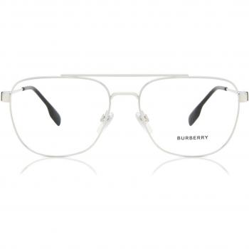 Burberry BE1377 MICHAEL Asian Fit 1005 Men's Eyeglasses Silver Size 57 - Blue Light Block Available