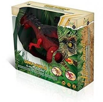 Tachan Dragon XL Multisensorial, Diferentes Funciones, Camina, Luces, Sonidos Realistas, Color Rojo, Tamaño XL