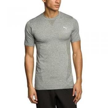 PUMA Trainingsshirt PT Tech Constructed Tee - Camiseta de fitness para hombre, color gris, talla 2XL
