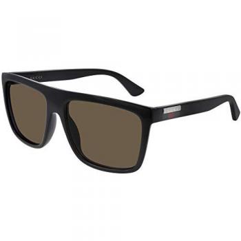 Gucci GG0748S Square Men's Sunglasses - Black/Brown, 59 MM, Iconic Timeless Design