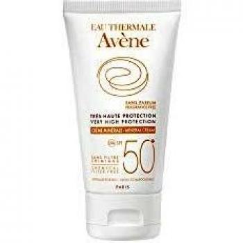 Avène Solar Cream Physical Screen Intolerant Skin SPF 50-50 ml