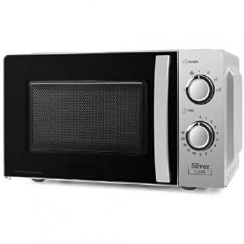 Microondas Orbegozo 20 L Plata 700W 6 Niveles de Potencia y Temporizador 30 min