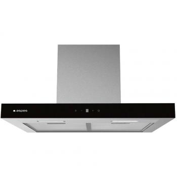 Campana Decorativa Aspes ACT1780, 70cm, Eficiencia Energética A, Color Negro-Inox