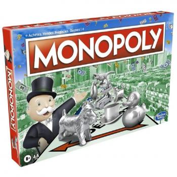 Juego de mesa Monopoly en francés y holandés C1009 MONOPOLY - Hasbro, juego de mesa clásico, para 2-6 jugadores, recomendado para mayores de 8 años, incluye tablero, fichas, tarjetas de propiedad
