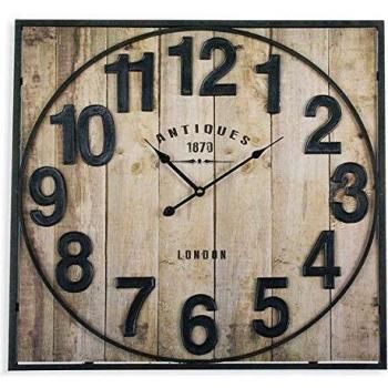 Edipro Reloj Pared Madera Ø 59.5 CMS