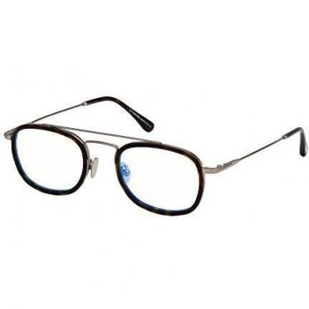 Gafas de Vista Tom Ford FT 5677-B BLUE BLOCK Dark Havana 50/22/145 hombre