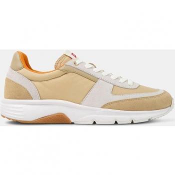CAMPER Drift Sneakers - Beige/White, Size 45, Cotton Fabric