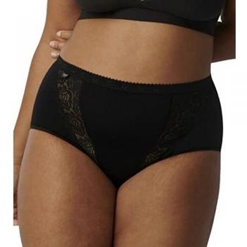 Bragas de mujer Sloggi Chic Maxi 4P - Pack de 4, algodón negro, talla 48