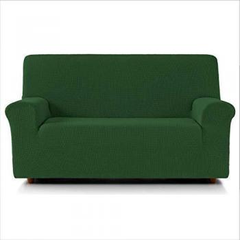 Eiffel Textile Nimes Funda para Sofá, Algodón, Verde, 3 Plazas, 150 x 195 x 2 cm