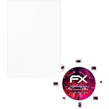 atFoliX Lámina Protectora de plástico Cristal Compatible con Pantalla estándar 14,1 Pulgada