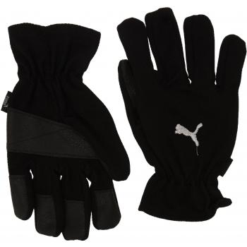 PUMA Winter Players Guantes, Hombre, Black-White, 10