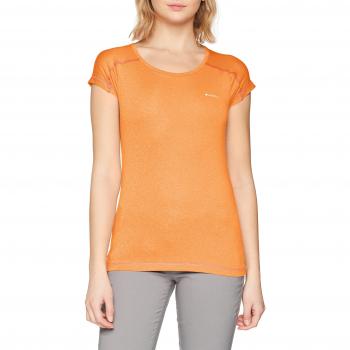 Columbia Peak To Point Sshort Sleeve Shirt Camiseta de Manga Corta, Mujer, Naranja