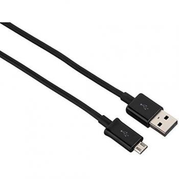 Hama Cable Micro USB 2.0 (blindado, 90 cm), Color Negro