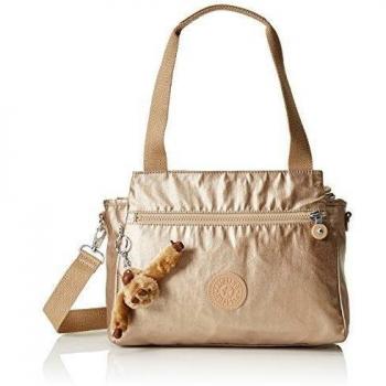 Kipling Elysia, Bolsa de Asa Superior Para Mujer, Dorado