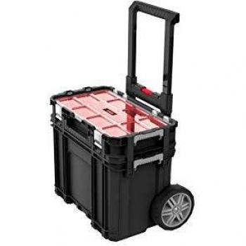KETER 239996 Connect - Caja de herramientas sin cubiertos, color negro