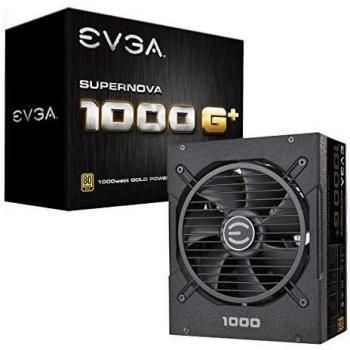 EVGA SuperNOVA 1000 G+, 80 Plus Gold 1000W, Totalmente Modular, FDB Ventilador, Incluye Power ON Self Tester, Fuente de Alimentación 120-GP-1000-X2