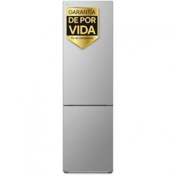 Frigorífico Combi LG 1.86m Inox Antihuellas DoorCooling+ 374L Clase D
