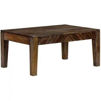 vidaXL Madera Maciza Mesa de Centro Mango 88x60x40 cm Sala de Estar Comedor