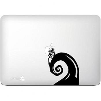 Nightmare Before Christmas Jack Skellington, king of Halloweentown decal sticker for apple mac macbook tutti i modelli