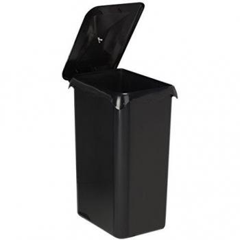 Rossignol 98740 – Papelera para puerta, 23 l, negro