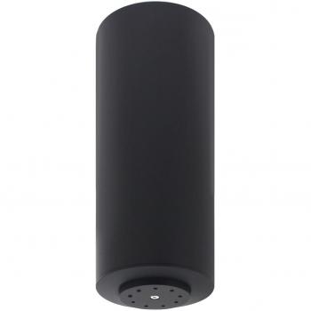 Florón redondo negro LEDBOX, Ø100x260mm