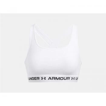 Sujetador deportivo Under Armour Crossback Mid Mujer Blanco