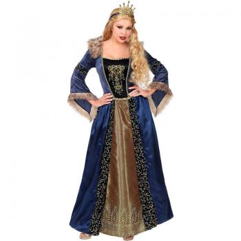 Disfraz de Reina Medieval Largo para mujer