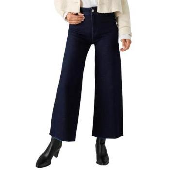 Pantalones Vaqueros Anchos Marino Ysabel Mora
