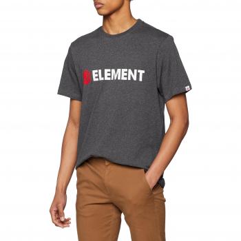 Element Blazin SS Camiseta, Hombre, Gris