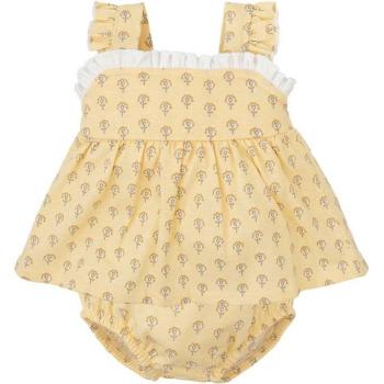 Conjunto de Jesusito estampado con braguita a juego para bebé niña