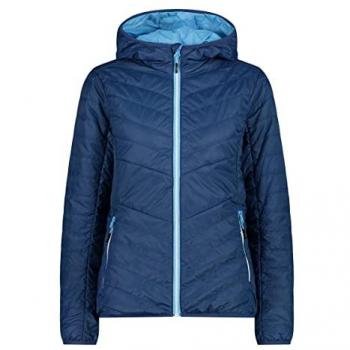 CMP Women's Hooded Puffer Jacket Dusty Blue XS