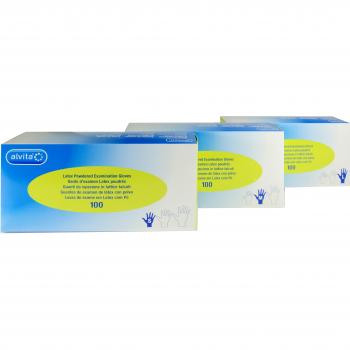 GUANTES DE LÁTEX CON POLVO ALVITA TALLA L