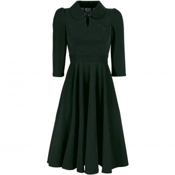 H&R London Vestido Glamorous Velvet Tea Vestido Verde Oscuro XS