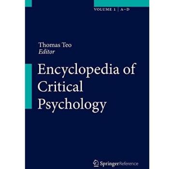 Encyclopedia of Critical Psychology