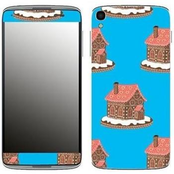 Motivos Disagu Design Skin para Alcatel OneTouch Idol 3 5.5 Zoll: Lebkuchenhaus - Blau