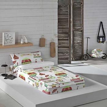 COOL KIDS Saco nórdico con Relleno Fun Fair Cama 90 cm