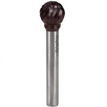 Ruko 116043TC - Fresas metal duro TiCN forma D - KUD esférica