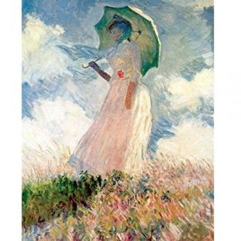 Legendarte - Cuadro Lienzo, Impresión Digital - Dama con Parasol - Claude Monet - Decoración Pared cm. 80x100