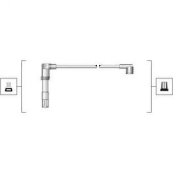 Juego de cables de encendido MAGNETI MARELLI 941319170081